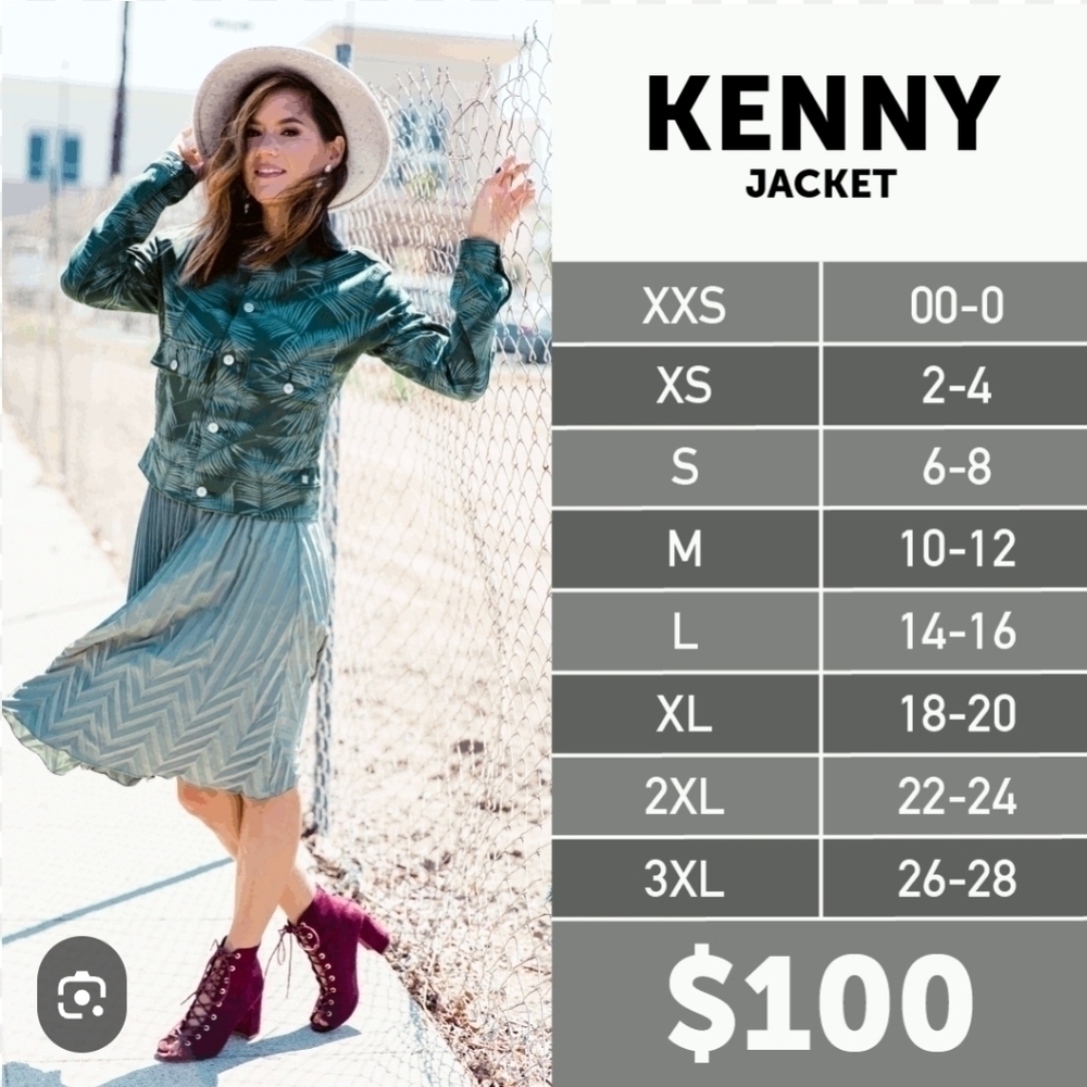 Lularoe Kenny Jean jacket and ribbed pencil dress--NWT! - Picture 15 of 15